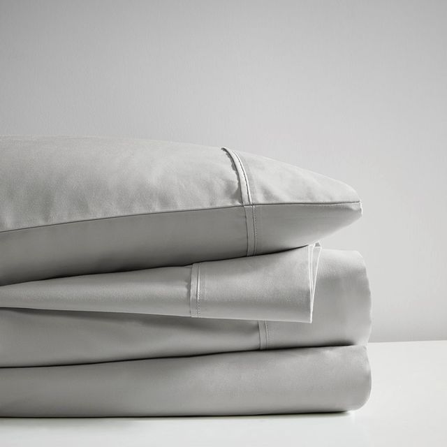 Olliix by Sleep Philosophy Silver King 300 Thread Count Liquid Cotton Sheet Set-3