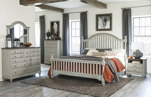 Homelegance® Mossbrook Light Gray California King Panel Bed-1