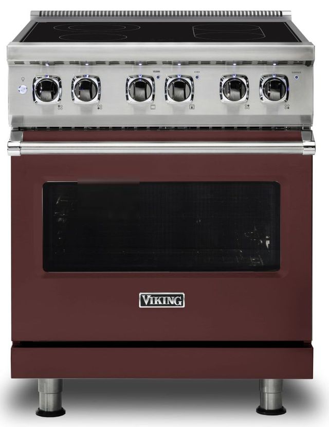 Viking® 5 Series 30" Kalamata Red Slide In Electric Range-0