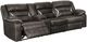 Signature Design by Ashley® Kincord 2-Piece Midnight Power Reclining Small Spaced Sectional-0