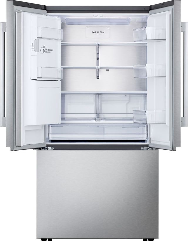 LG 36" 23.7 Cu. Ft. PrintProof™ Stainless Steel Counter Depth French Door Refrigerator with Zero Clearance™ Hinge System-1