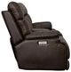 Flexsteel® Henry Hickory Power Reclining Loveseat with Power Headrests and Lumbar-3