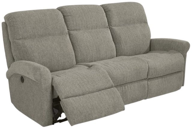 Flexsteel® Davis Dove Power Reclining Sofa-1