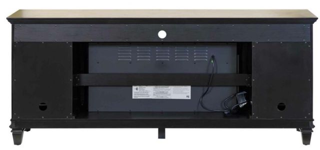 Martin Furniture Hartford Black 76" Fireplace TV Stand-3