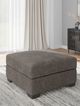 Benchcraft® Olten Graphite Oversized Accent Ottoman-3