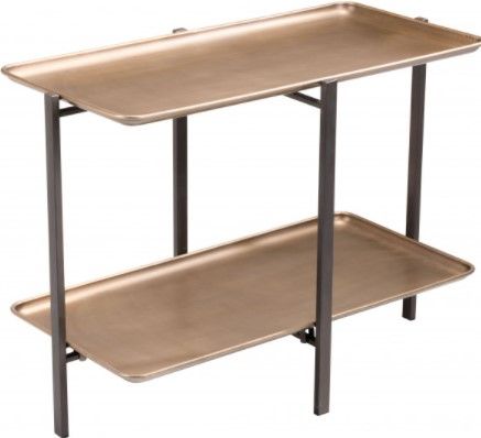 Zuo® Modern Benjamin Gold Coffee Table with Steel Frame -0