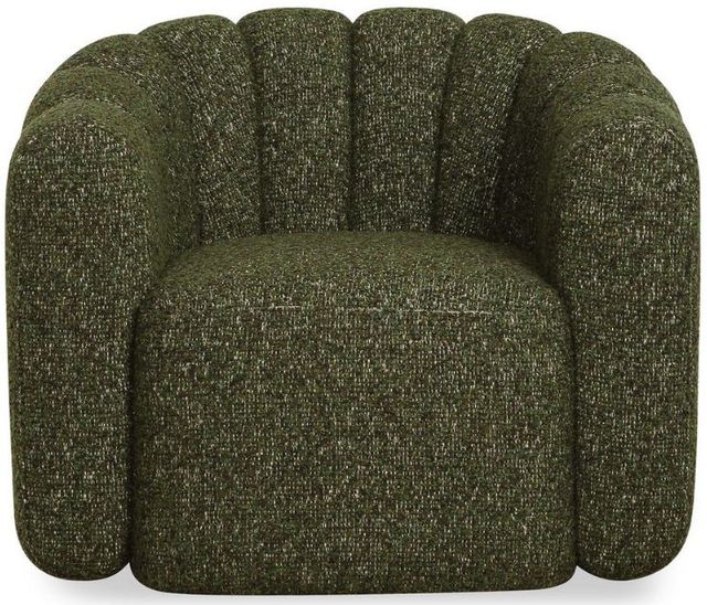 Uttermost® Lenoir Green Upholstered Swivel Chair-4