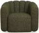 Uttermost® Lenoir Green Upholstered Swivel Chair-4