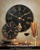 Uttermost® Bond Street Black 30" Wall Clock-2