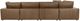 TOV Furniture Cali 7-Piece Brown Modular Sectional and Large Chaise-4