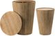 A & B Home 2-Piece Natural Storage Tables-0