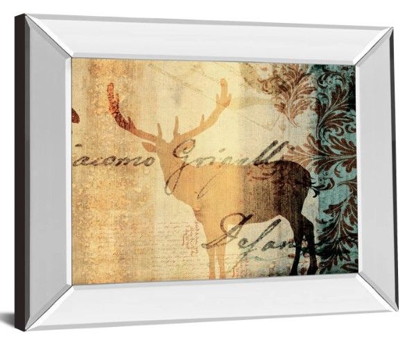 Classy Art Letter II by F. Leal Mirror Framed Wall Art-1