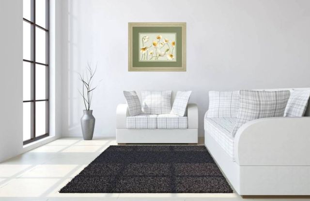 Classy Art White Bright Poppies by Novak Wall Art-3
