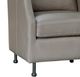 Bernards Tarrington Sand Leather Accent Chair-1