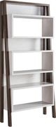 Brassex Inc. Walnut/White Oak Display Shelf-0