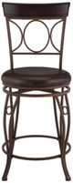 Linon Circles Dark Brown Counter Stool-3