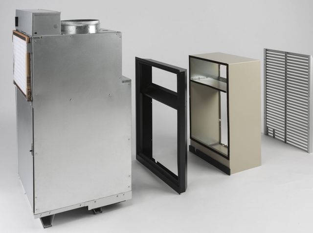 GE® Zoneline® Vertical Air Conditioner-Stainless Steel-1
