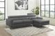 Mazin Furniture Ashland 2-Piece Dark Gray Right-Arm Facing Sofa Sectional and Chaise-4