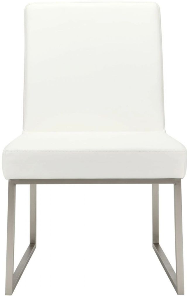 Moe's Home Collection Tyson 2-Piece White Dining Side Chair Set-1
