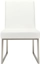 Moe's Home Collection Tyson 2-Piece White Dining Side Chair Set-1