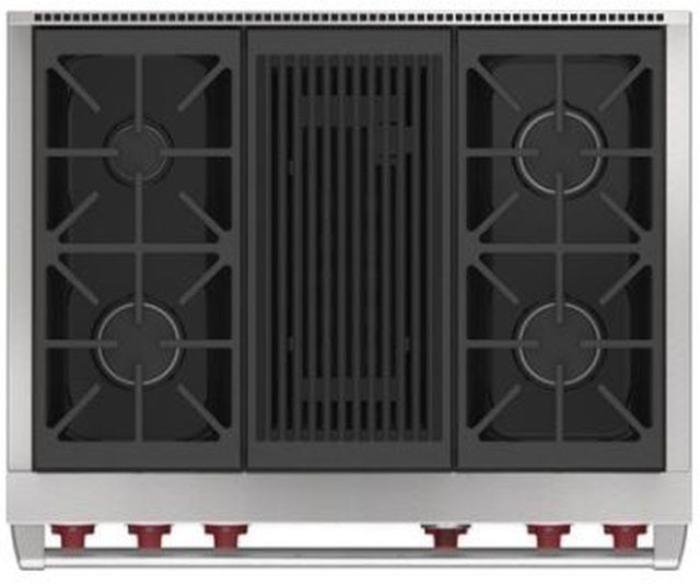 Wolf® 36" Stainless Steel Pro Style Dual Fuel Range-2