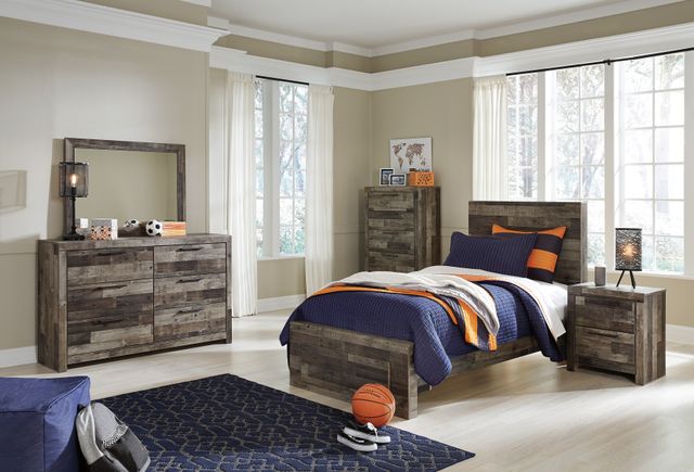 Benchcraft® Derekson Multi Gray Nightstand-4