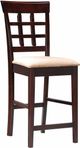 Coaster® Gabriel 7-Piece Beige Storage Counter Height Dining Set with Cappuccino Base-2