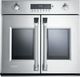 Monogram® 30" Professional French Door Electronic Convection Single Wall Oven-Stainless Steel-0