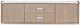 Michael Amini® West Kensington Sea Salt Caramel Media Cabinet-1
