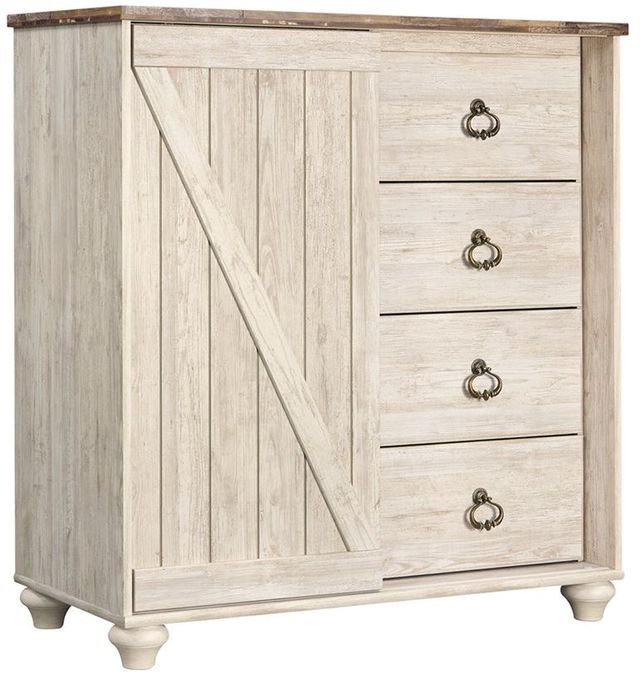 Signature Design by Ashley® Willowton Whitewash Dressing Chest-0