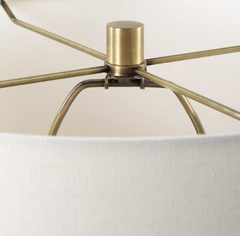 Uttermost® Plinth White Marble Table Lamp-4