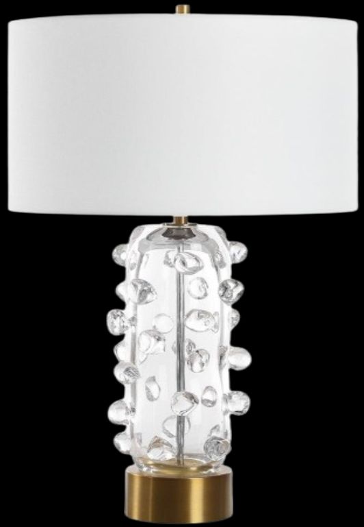 Uttermost® Aura Clear Glass Table Lamp-0