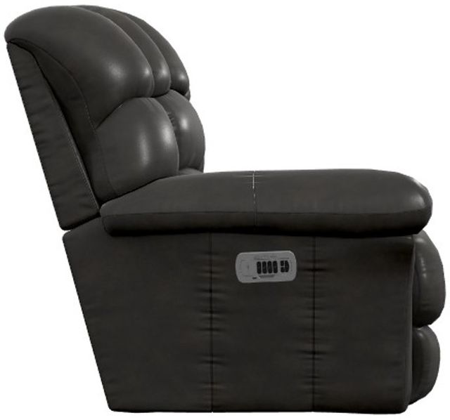 La-Z-Boy® Randell Dark Chocolate Leather Power Rocker Recliner with Headrest and Lumbar-3