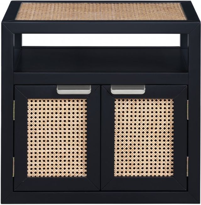 Meridian Furniture Cole Black Nightstand-1