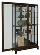 Pulaski™ PFC Deep Brown Two Way Sliding Door Curio-2