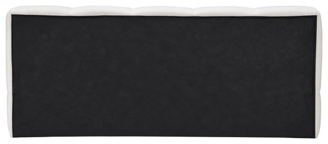 Meridian Furniture Carlin Cream Queen Upholstered Panel Bed-3
