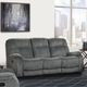 Parker House® Copper Shadow Gray Manual Triple Reclining Sofa-2