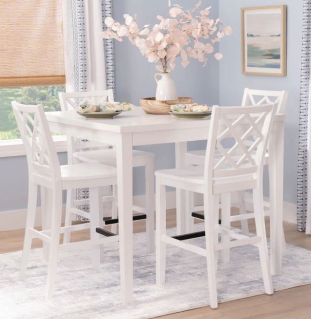 Powell® Maui 5-Piece White Counter Dining Set-1