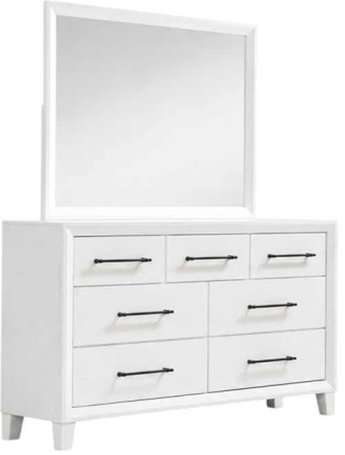 New Classic® Home Furnishings Ballard 4-Piece White Youth Full Panel Bedroom Set-3