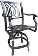 CabanaCoast® Customizable Bloom Aluminum Outdoor Balcony Stool-0