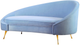 Moe's Home Collection Abigail Blue Chaise-2
