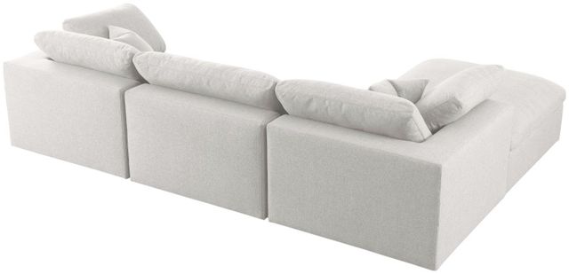 Meridian Furniture Serene 4-Piece Cream 119" Modular Sectional-3