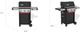 Weber® Spirit® EX-325 3-Burner Black Freestanding Liquid Propane Grill-1