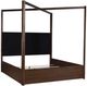 Signature Design by Ashley® Kendamor Dark Brown California King Canopy Bed-0