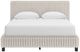 Signature Design by Ashley® Birmonton White Queen Upholstered Panel Bed-2