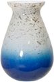 Stylecraft Blue Speckle Glass Ombre Vase-0