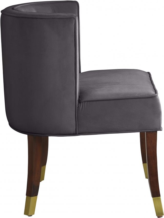 Meridian Furniture Perry Grey Velvet Dining Chair-3