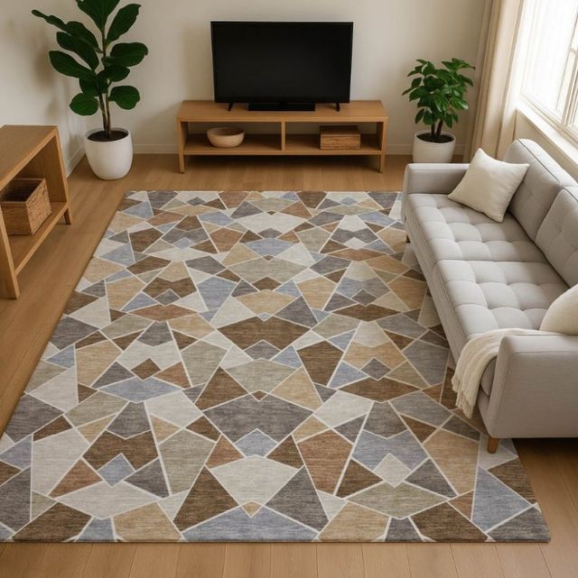 Dalyn™ Rug Company Kenner KN8 Chocolate 5'x8' Area Rug-1