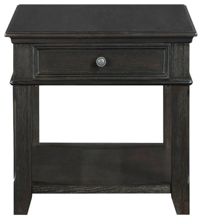 Homelegance® Muriel Charcoal End Table-2