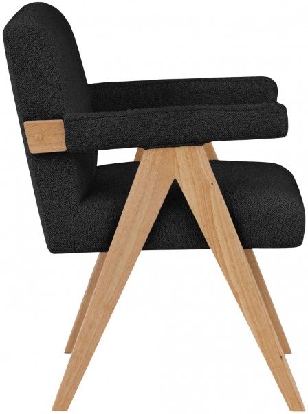 Meridian Furniture Woodloch Black/Natural Accent Chair-2